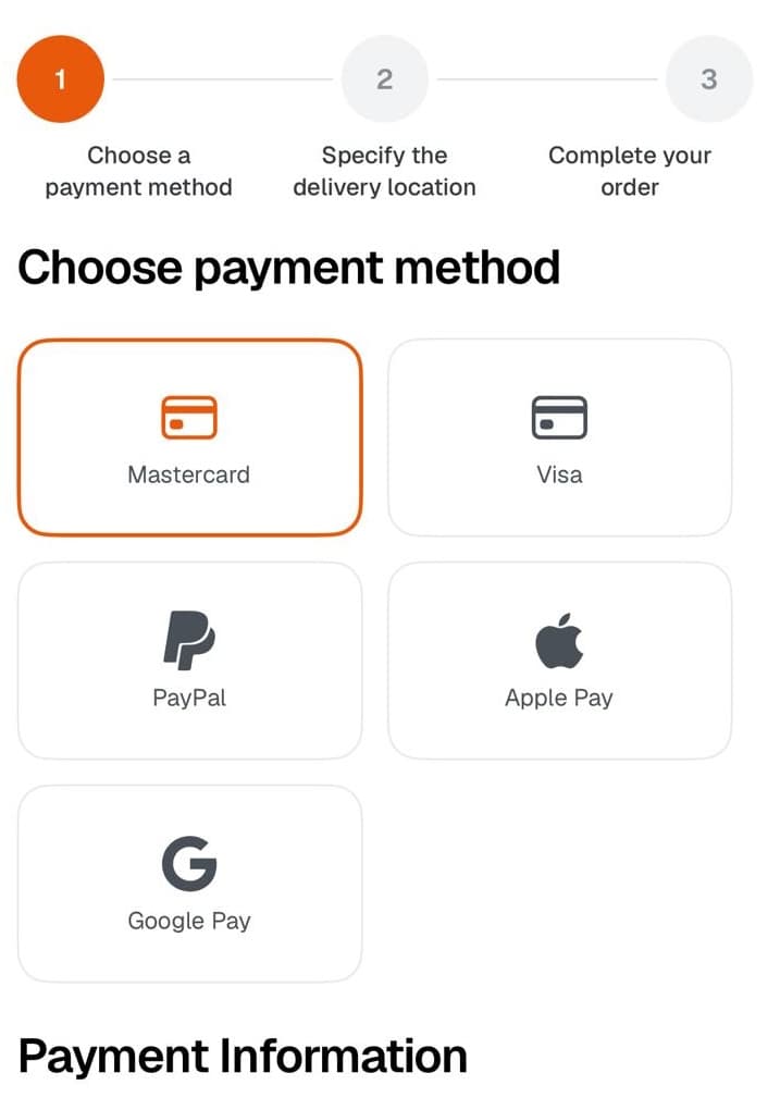 SpicePath — Paiement